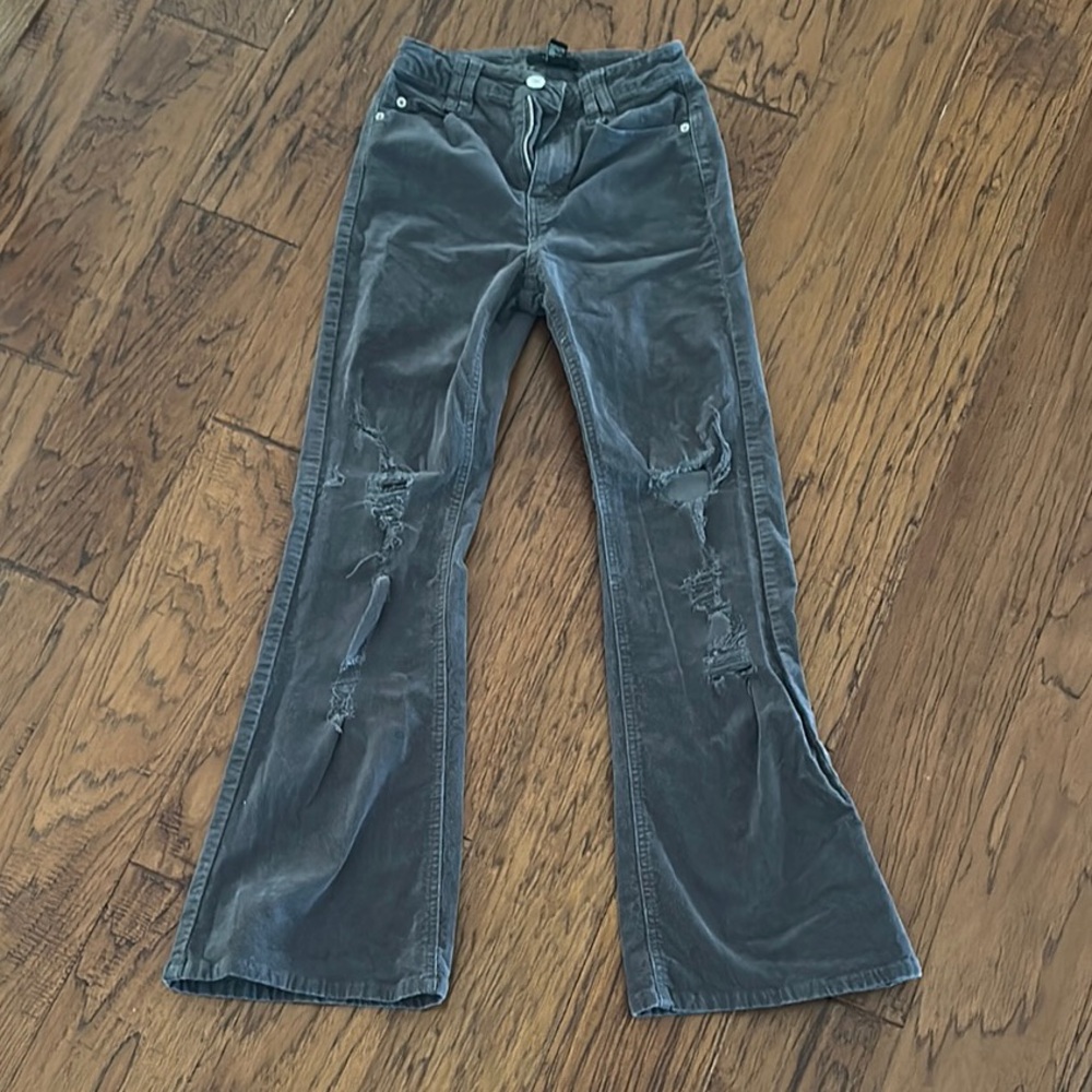 Forever 21 Gray Boot Cut Jeans